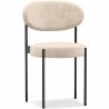 Buy Dining Chair - Upholstered in Velvet - Black Metal - Martha White 61003 in the United Kingdom