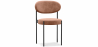 Buy Dining Chair - Upholstered in Velvet - Black Metal - Martha Cream 61003 at MyFaktory