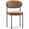 Buy Dining Chair - Upholstered in Velvet - Black Metal - Martha Cream 61003 at MyFaktory