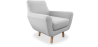 Buy Scandinavian style Jonaasah armchair - fabric Light grey 58790 - in the UK