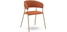 Buy Dining chair - Upholstered in Velvet - Lona Reddish orange 61147 - prices