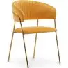 Buy Dining chair - Upholstered in Velvet - Lona Yellow 61147 at MyFaktory