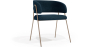 Buy Dining Chair - Upholstered in Fabric - Karen Dark blue 61151 in the United Kingdom