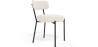 Buy Dining Chair - Upholstered in Bouclé Fabric - Simo White 61154 - in the UK