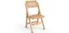 Buy Folding Wooden Rattan Dining Chair -Bama Natural wood 61157 - in the UK