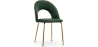 Buy Dining Chair - Upholstered in Velvet - Maeve Dark green 61168 in the United Kingdom