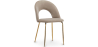 Buy Dining Chair - Upholstered in Velvet - Maeve Beige 61168 - prices