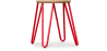 Buy Hairpin Stool - 42cm - Light wood and metal Red 61217 at MyFaktory