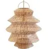 Buy Rattan Pendant Lamp - Boho Bali - Hydun Natural 61224 - in the UK
