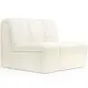 Buy Straight Module Sofa - Upholstered in Bouclé Fabric - Barkleyn White 61249 - in the UK