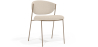 Buy Dining chair - Upholstered in Bouclé Fabric - Vara Ivory 61150 at MyFaktory