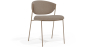 Buy Dining chair - Upholstered in Bouclé Fabric - Vara Taupe 61150 in the United Kingdom