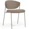 Buy Dining chair - Upholstered in Bouclé Fabric - Vara Taupe 61150 in the United Kingdom