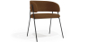 Buy Dining chair - Upholstered in Bouclé Fabric - Manar Chocolate 61153 - prices