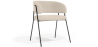 Buy Dining chair - Upholstered in Bouclé Fabric - Manar Ivory 61153 at MyFaktory