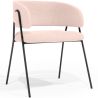 Buy Dining chair - Upholstered in Bouclé Fabric - Manar Ivory 61153 at MyFaktory