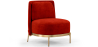 Buy Designer Armchair - Velvet Upholstered - Sabah Red 61001 at MyFaktory