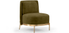 Buy Designer Armchair - Velvet Upholstered - Sabah Olive 61001 - prices