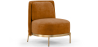 Buy Designer Armchair - Velvet Upholstered - Sabah Mustard 61001 - in the UK