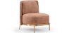 Buy Designer Armchair - Velvet Upholstered - Sabah Cream 61001 home delivery