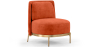 Buy Designer Armchair - Velvet Upholstered - Sabah Brick 61001 at MyFaktory