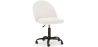 Buy Upholstered Office Chair - Bouclé - Bennett White 61271 - in the UK