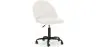 Buy Upholstered Office Chair - Bouclé - Bennett White 61271 - in the UK