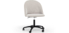 Buy Upholstered Office Chair - Velvet - Bennet Beige 61272 - in the UK