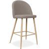 Buy Fabric Upholstered Stool - Scandinavian Design - 66cm - Bennett Taupe 61276 - prices