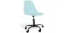 Buy Office Chair with Armrests - Wheeled Desk Chair - Black Brielle Frame Pastel blue 61268 in the United Kingdom