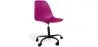 Buy Office Chair with Armrests - Wheeled Desk Chair - Black Brielle Frame Mauve 61268 home delivery