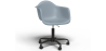 Buy Office Chair with Armrests - Desk Chair with Wheels - Emery Black Frame Light grey 61269 in the United Kingdom