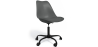 Buy Swivel Office Chair Tulip with Wheels - Black Frame Dark grey 61270 in the United Kingdom
