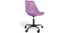 Buy Swivel Office Chair Tulip with Wheels - Black Frame Pastel Purple 61270 in the United Kingdom