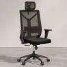 Buy Ergonomic Office Chair with Wheels and Armrests - Retor Black 61279 - in the UK