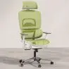 Buy Ergonomic Office Chair with Wheels and Armrests - Techas Green 61281 - in the UK
