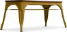 Buy Bistrot Metalix Bench Industrial Style - Dark Wood Gold 58436 with a guarantee