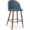 Buy Fabric Upholstered Stool - Scandinavian Design - 63cm - Bennett Turquoise 61284 - in the UK