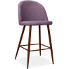 Buy Fabric Upholstered Stool - Scandinavian Design - 63cm - Bennett Purple 61284 - in the UK