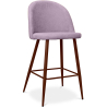 Buy Fabric Upholstered Stool - Scandinavian Design - 63cm - Bennett Pink 61284 in the United Kingdom