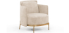 Buy Designer Armchair - Upholstered in Velvet - Hynu Beige 60689 at MyFaktory