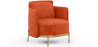 Buy Designer Armchair - Upholstered in Velvet - Hynu Brick 60689 - prices