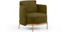 Buy Designer Armchair - Upholstered in Velvet - Hynu Olive 60689 at MyFaktory
