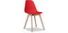 Buy Dining Chair Scandinavian Design Brielle  Red 58593 in the United Kingdom