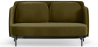 Buy Two-Seater Sofa - Upholstered in Velvet - Hynu Olive 61002 - in the UK