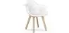 Buy Dining Chair with Armrests - Scandinavian Style - Amir White 58595 - prices