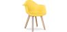 Buy Dining Chair with Armrests - Scandinavian Style - Amir Yellow 58595 - in the UK