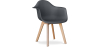 Buy Dining Chair with Armrests - Scandinavian Style - Amir Dark grey 58595 in the United Kingdom