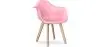 Buy Dining Chair with Armrests - Scandinavian Style - Amir Pink 58595 home delivery
