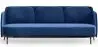 Buy Three-seat Sofa - Velvet Upholstery - Balga Dark blue 61026 home delivery